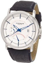 Akribos XXIV AK433SS Ultimate Dual Time Stainless Steel