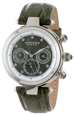 Akribos XXIV AK441GN Classic Diamond Automatic Green Dial