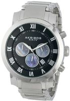 Akribos XXIV AK622SSB Grandiose Chronograph Quartz Stainless Steel Bracelet