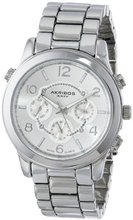 Akribos XXIV AK648SS Ultimate Swiss Multifunction Silver-Tone Bracelet