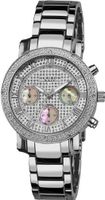 Akribos XXIV AKR440SS2 Grandiose Dazzling Diamond Chronograph Stainelss Steel Bracelet