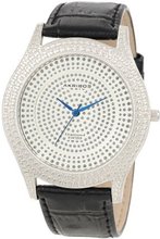 Akribos XXIV AKR463SS Brillianaire Diamond Silver Brilliance Swiss Quartz Strap