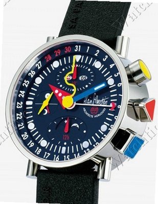 Alain Silberstein Klassik Collection Krono Bauhaus 2 Titan