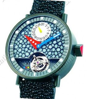 Alain Silberstein Special Editions / Other Galuchat Caviar Tourbillon