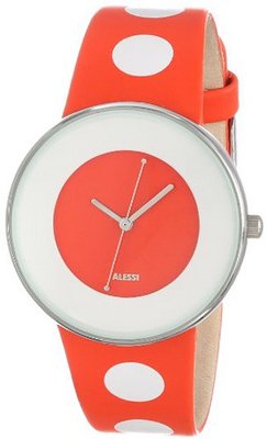 Alessi AL8013 Luna Stainless Steel Red and White Decoration Designed by Alessandro dini