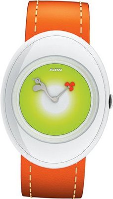 Alessi Kids' AL20003 Millennium Jr. Orange Strap with Bird