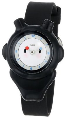 Alessi Kids' AL23002 Space-Bimba Polyurethane Black Designed by Miriam Mirri