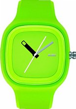 Alessi Unisex AL10011 Kaj Lime Green Polyurethane Strap