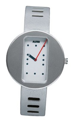 Alessi Unisex AL14005 Ontime Cream Leather Strap