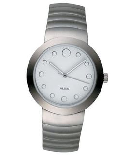 Alessi Unisex AL16000 .it Automatic Brushed Stainless Steel Bracelet