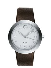 Alessi Unisex AL16001 .it Automatic Brown Leather Strap