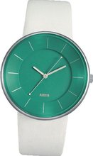 Alessi Unisex AL8009 Luna White Leather Strap