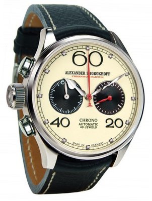 Alexander Shorokhoff Avantgarde Linkshänder-Uhr