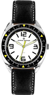 uAlpha Saphir Alpha Sapphire Glass Gents 323B 