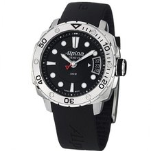 Alpina Adventure Extreme Diver Ladies Black Rubber Strap AL-240LB3V6