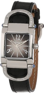 Altanus Geneve 16083B-01 Kelly Stainless Steel Quartz Black Leather Sapphire