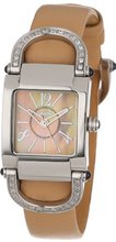 Altanus Geneve 16083B-04 Kelly Stainless Steel Quartz Beige Leather Sapphire
