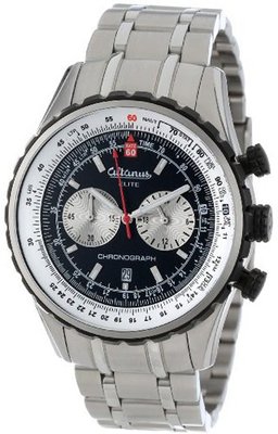Altanus Geneve 7909B-01 Elite Chronograph Stainless Steel Case and Bracelet