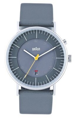 Braun Analog Wrist , Grey 38 mm