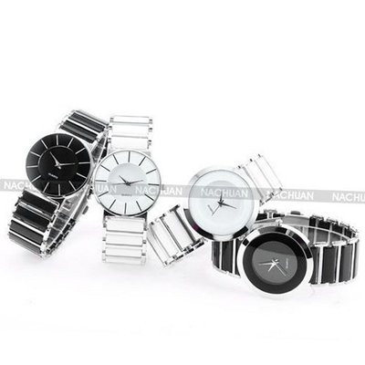 4 PCS Mix  Lady Silver Black Sport Black Dial Quartz Wrist LOTW030