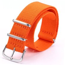 AMPM24 Fashional Orange Nylon Sport Army Band Straps For   20mm WB2002