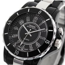 AMPM24 Oshen Multi-Color Led Backlight Lady  Digital Sport Black Quartz OHS002