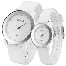 AMPM24 Pair For Couple Lovers Lady  White Quartz Wrist MIXSNB005