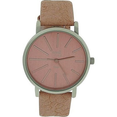 Anaii Pink 'Dew' Pink Dial Dusky Pink Croc Effect PU Strap Ladies AP629
