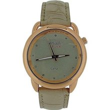 Anaii Pink 'Lana' Rose Gold Tone Beige Croc Effect PU Strap Ladies AP638