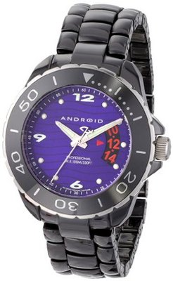 Android AD418AKPU Exotic Divemaster Quartz Ceramic Purple