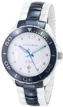 Android AD451AWBU Exotic Swiss Ceramic Quartz White Dial