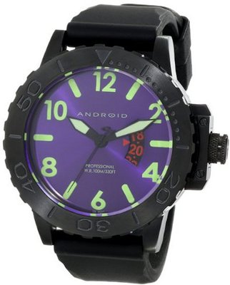 Android AD474BPU Divemaster Trans 50 Purple Dial