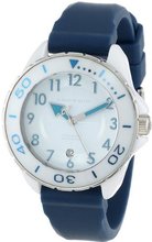 Android AD512AWBU Exotic White Ceramic Blue Rubber Strap