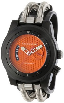 Android AD530BKRG Hydraumatic GMT IP Orange Dial Cuff