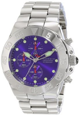 Android AD722APU Analog Display Japanese Quartz Silver