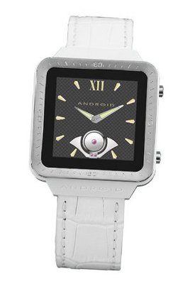 Android Unisex AD721BW Digital Display Quartz White