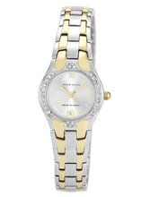 Anne Klein 10-6927SVTT Two-Tone Swarovski Crystal Accented