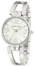 Anne Klein 10/9813SVSV Silver-Tone Bangle