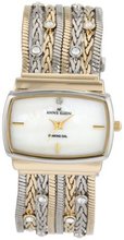 Anne Klein 109271MPTT Swarovski Crystal Accented Two-Tone Multi-Chain Bracelet