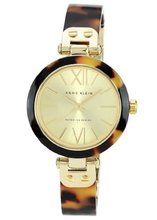 Anne Klein 109652CHTO Gold-Tone Tortoise Shell Plastic Bracelet