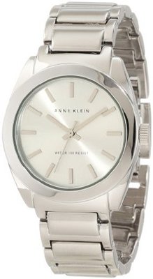Anne Klein AK/1061SVSV Round Silver Tone