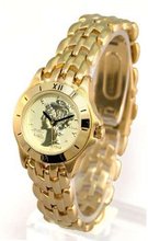 ANTON RUSANO Gold-tone Coin Faced Quartz . Model: AR2019W