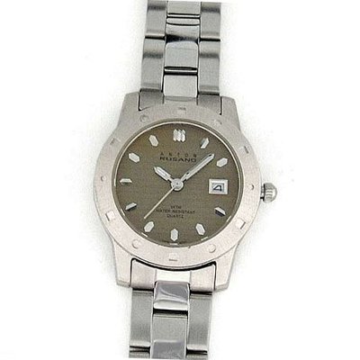 ANTON RUSANO Silver-tone with Brown Dial. Model: AR-2014W.