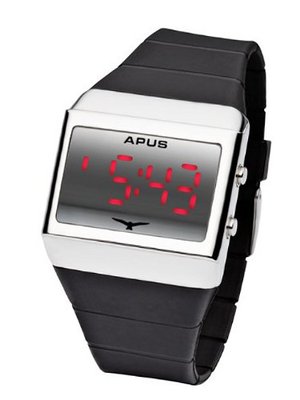 APUS Delta Silver-Red LED for Him Design Highlight