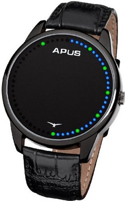 APUS Theta Black Blue Green AS-BBG Unisex Digital Analoge Display