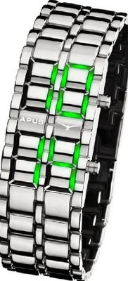 APUS Zeta Silver-Green LED for Him Design Highlight