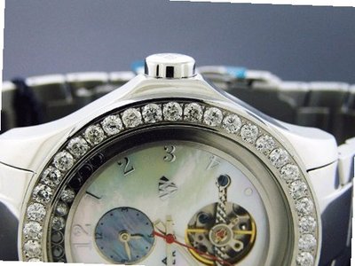 Aqua Master 5.75ct Big Diamonds Automatic
