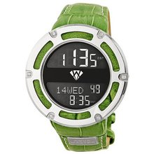 Aqua Master Diamond Green Leather D6