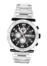 Aqua Master Ocean Series Stainless Steel , Set With 24 Diamonds W#345