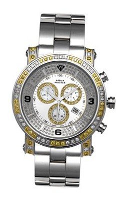 Aqua Master Power One-Row Diamond with Diamond Dial, 3.60 ctw